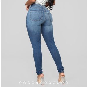 Fashion nova luxe high waist skinny jeans